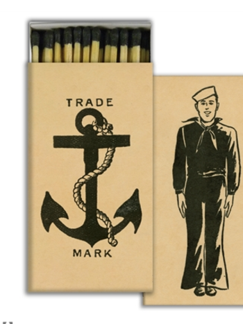 JOHN DERIAN John Derian Co. Matches - Sailor & Anchor