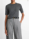 VINCE Wool Strunken T-Shirt - Medium Heather Grey