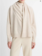 VINCE Draped Shawl Wool Cashmere Sweater - Heather Dove Oat
