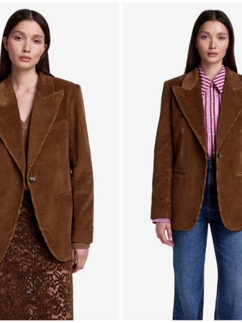 SMYTHE 90's Blazer - Toffee Corduroy
