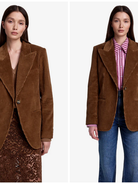 SMYTHE 90's Blazer - Toffee Corduroy