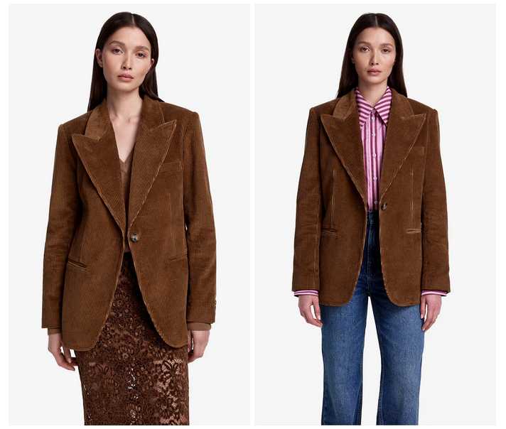 SMYTHE 90's Blazer - Toffee Corduroy