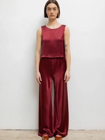LESET Barb Bias Pant - Bordeaux