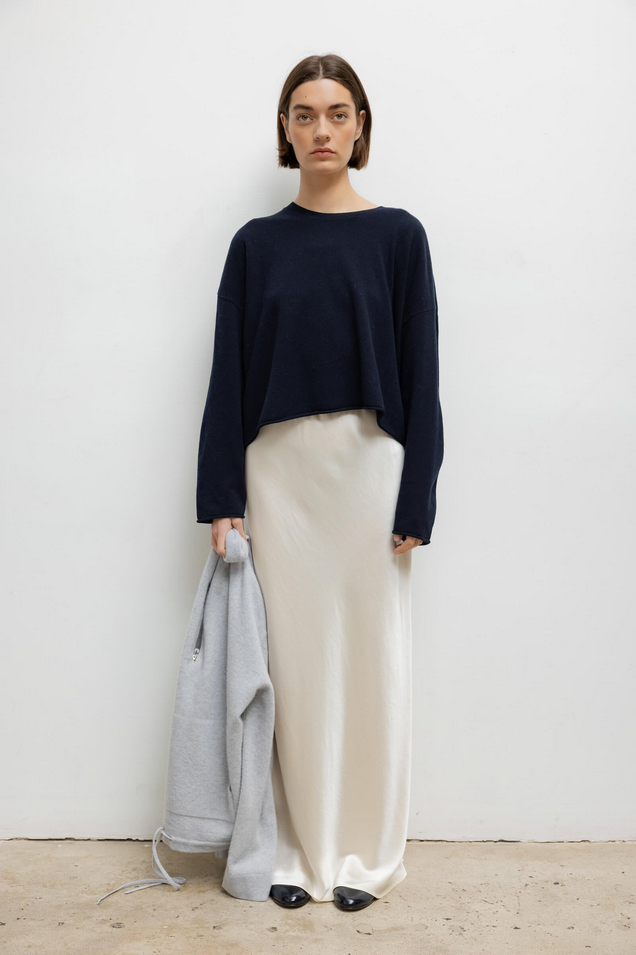 LESET Zoe Crew Sweater - Midnight