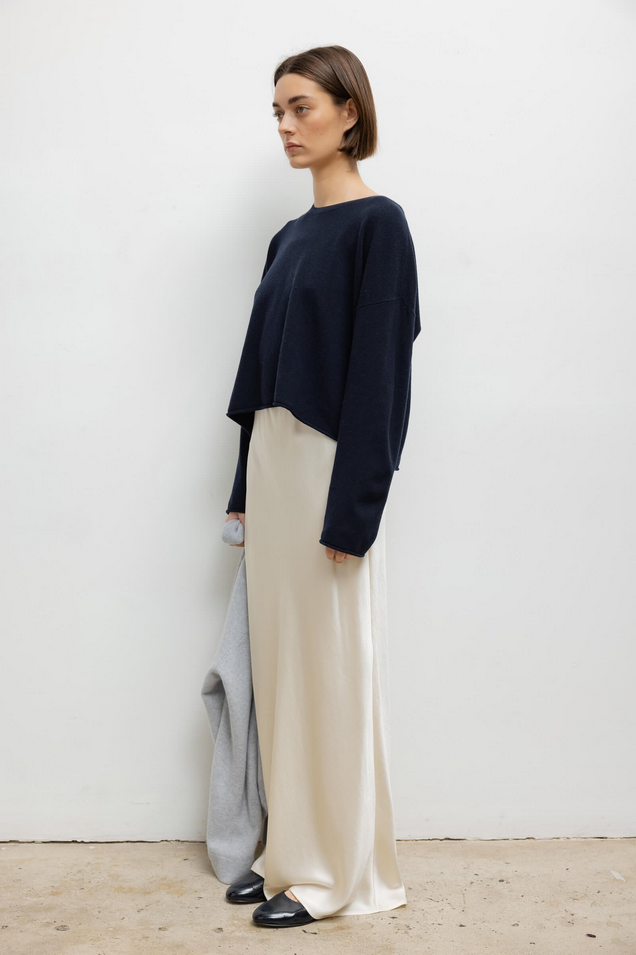 LESET Zoe Crew Sweater - Midnight