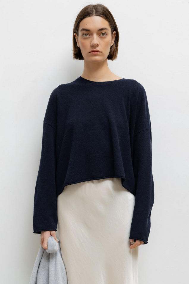 LESET Zoe Crew Sweater - Midnight