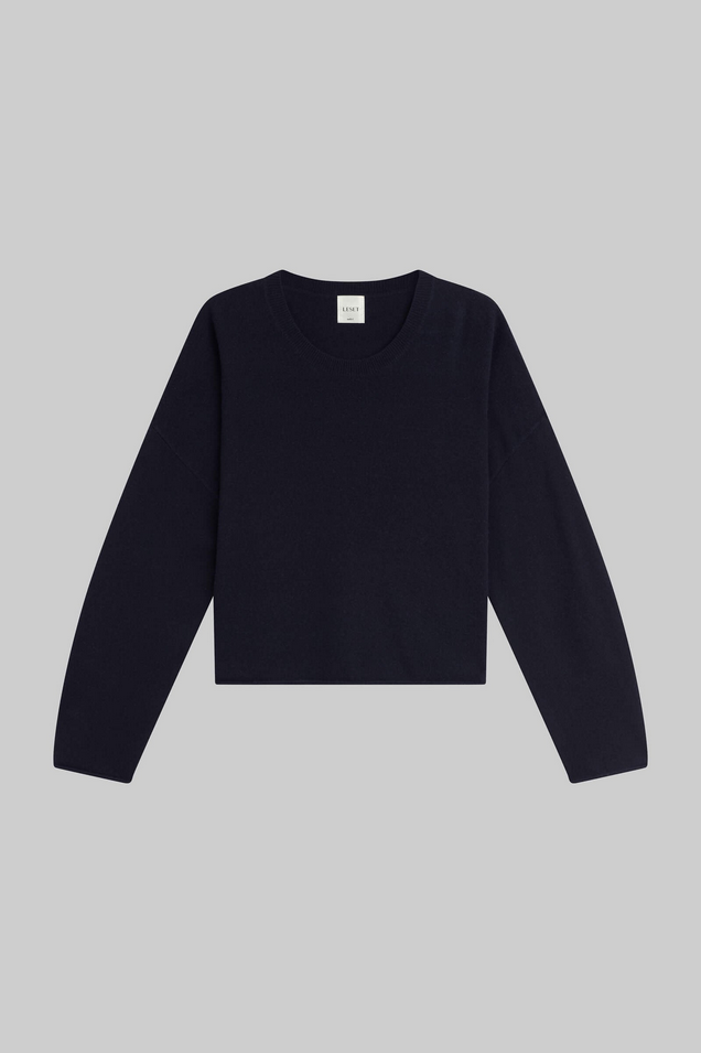 LESET Zoe Crew Sweater - Midnight