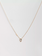CELINE DAOUST Rosecut Champagne Diamond Heart Necklace