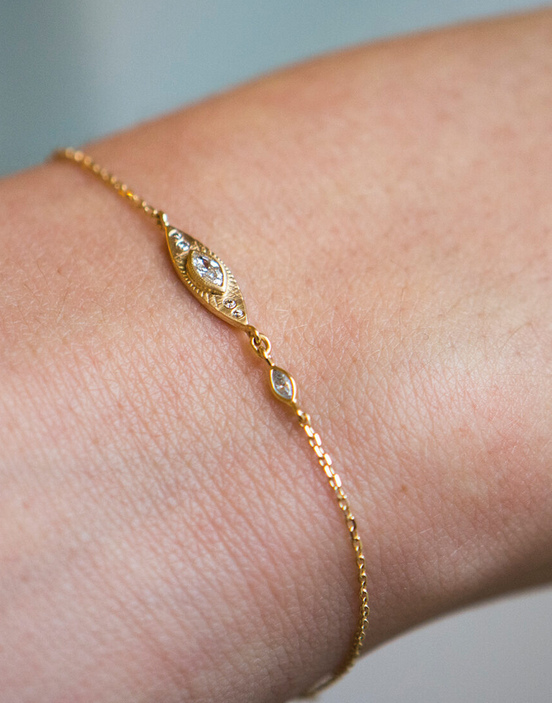 CELINE DAOUST Sun Eye Diamond Bracelet