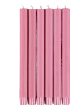 BRITISH COLOUR STANDARD Eco Dinner Candle Set of 6 - Neyron Rose