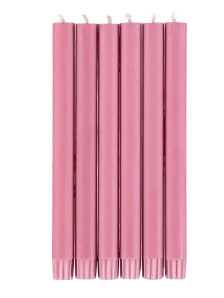 BRITISH COLOUR STANDARD Eco Dinner Candle Set of 6 - Neyron Rose