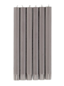 BRITISH COLOUR STANDARD Eco Dinner Candle Set of 6 - Fawn