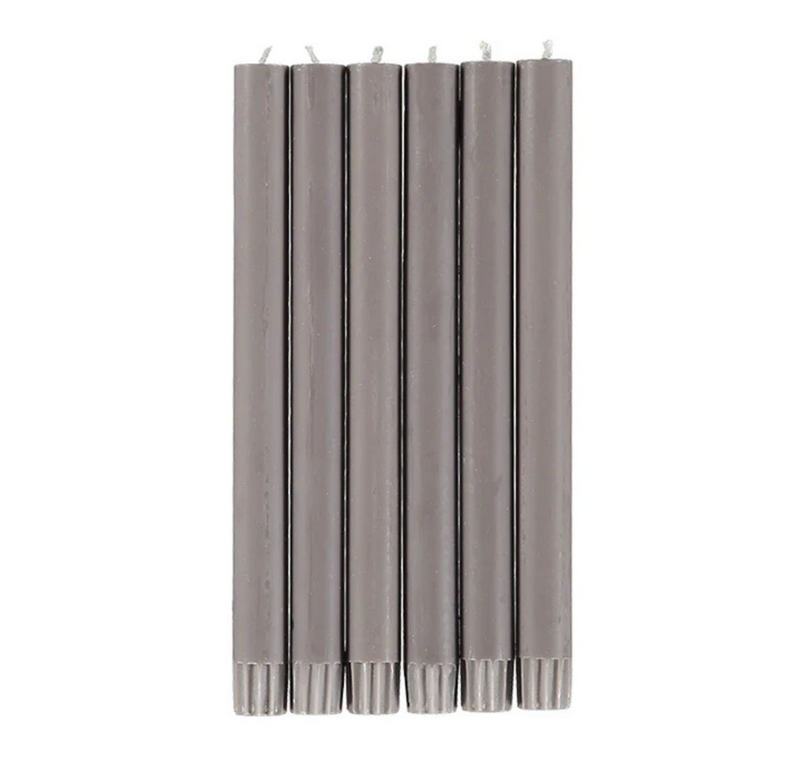 BRITISH COLOUR STANDARD Eco Dinner Candle Set of 6 - Fawn