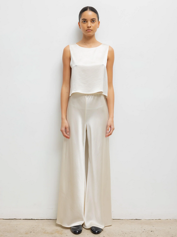 LESET Barb Bias Pant - Creme