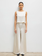 LESET Barb Bias Pant - Creme