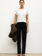 LESET Rio High Waist Straight Pant II - Black