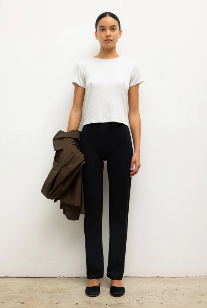 LESET Rio High Waist Straight Pant II - Black
