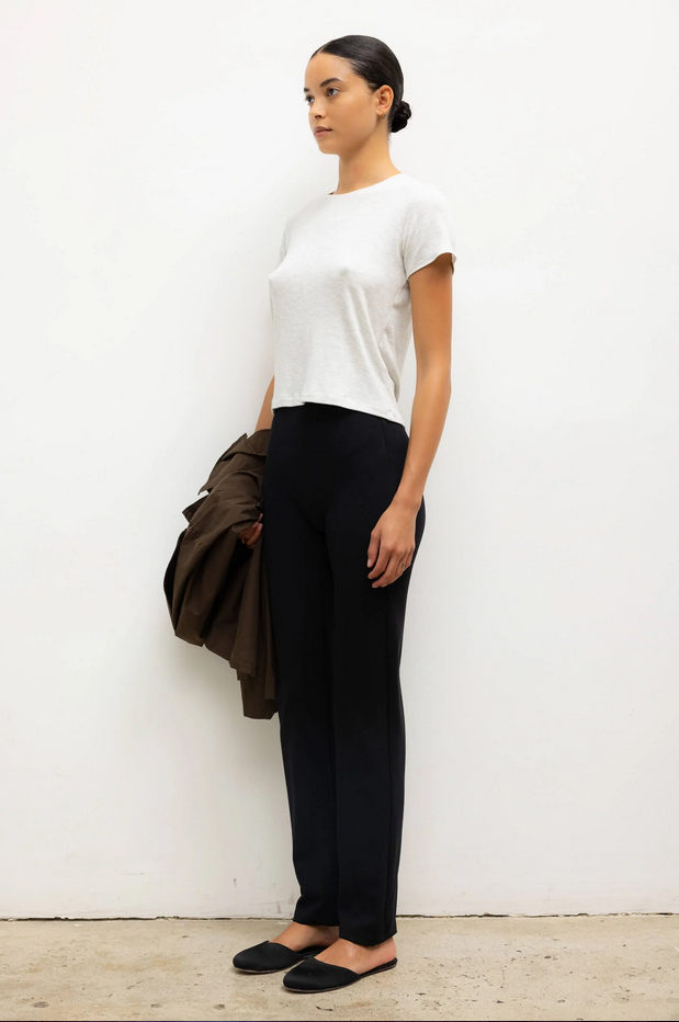 LESET Rio High Waist Straight Pant II - Black