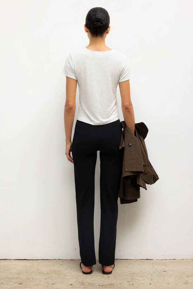 LESET Rio High Waist Straight Pant II - Black