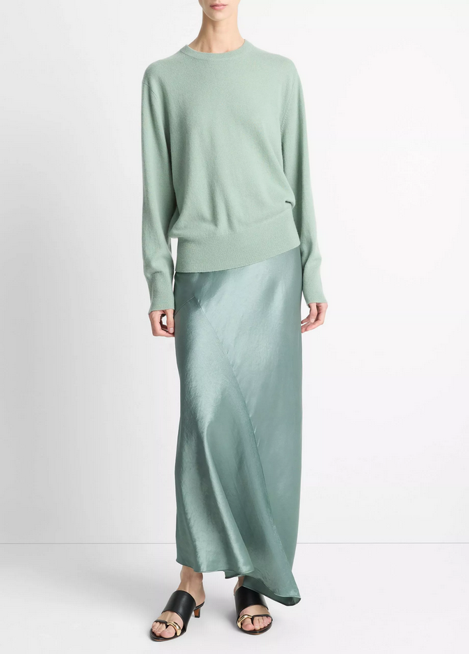 VINCE Cashmere Crew Neck Sweater - Pistacchi