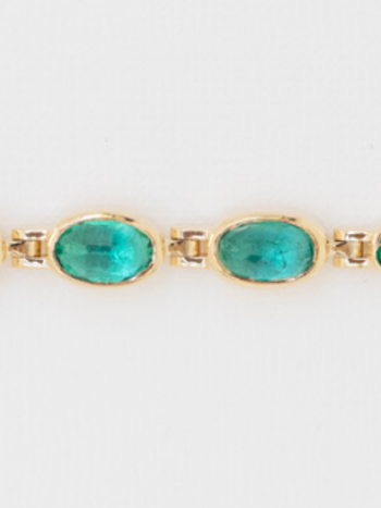 CELINE DAOUST OOAK Multi Emerald Bracelet