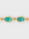 CELINE DAOUST OOAK Multi Emerald Bracelet