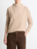VINCE Donegal Cashmere Funnel-Neck Sweater - Heather Oat Donegal