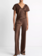 VINCE Fluid Satin Bias Pant - Espresso