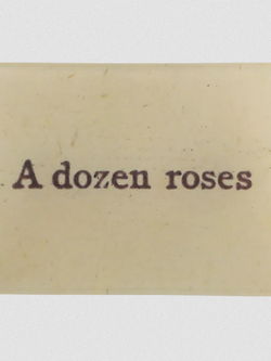 JOHN DERIAN 3.5 x 5" Tiny Tray - A Dozen Roses