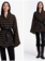 SMYTHE Belted Wrap Jacket - Black/Tan