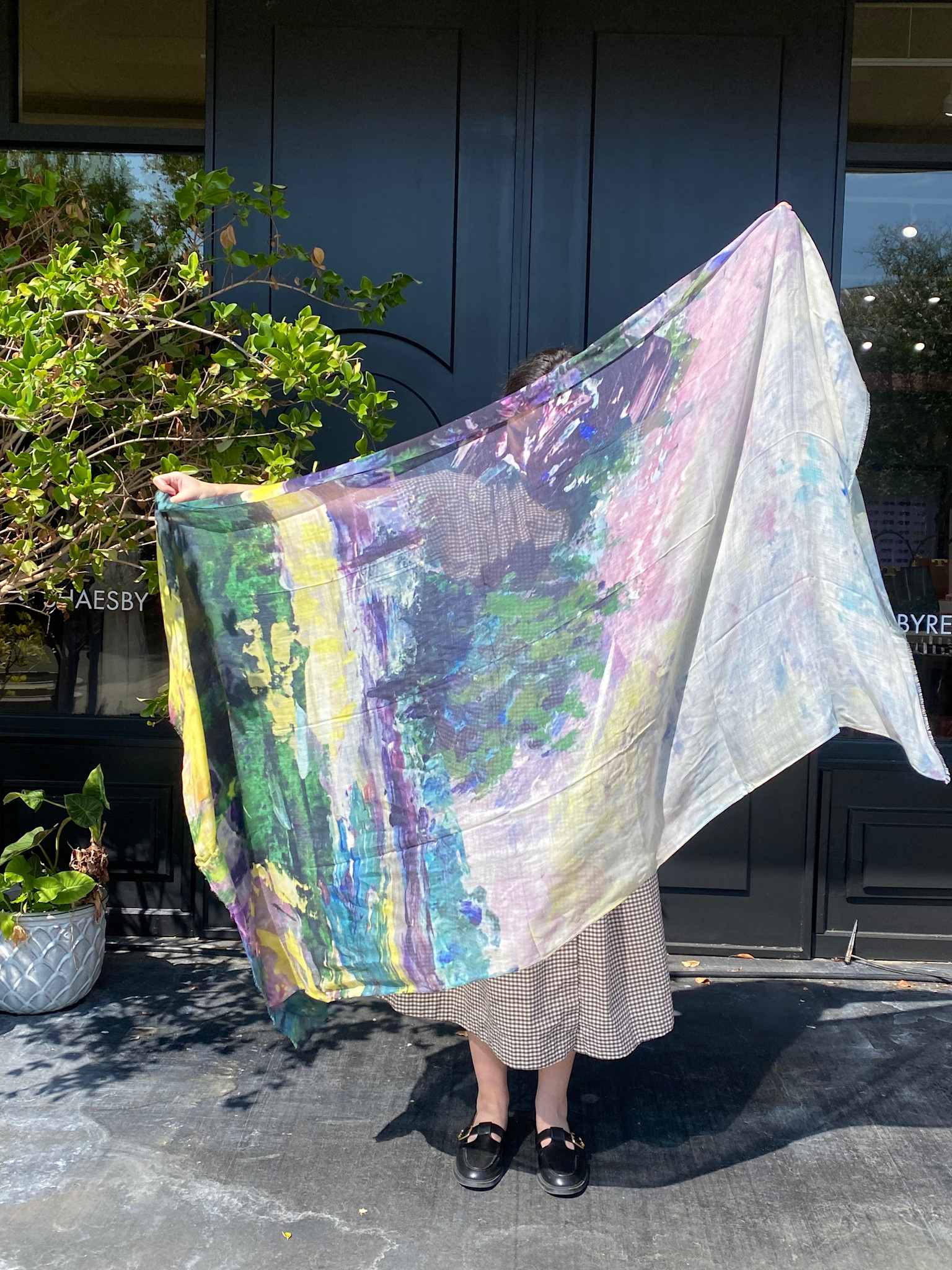 KIM BULLEN 72 x 40" Modal Cashmere Scarf - Buttercup Bayou