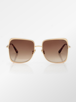 TOM FORD Tara - Gold with Brown lens