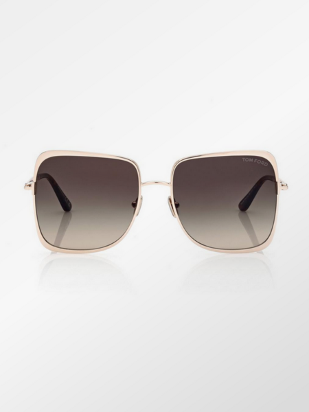 TOM FORD Tara - Gold with Smoke lens