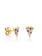 SYDNEY EVAN Pizza Stud Earrings - Single