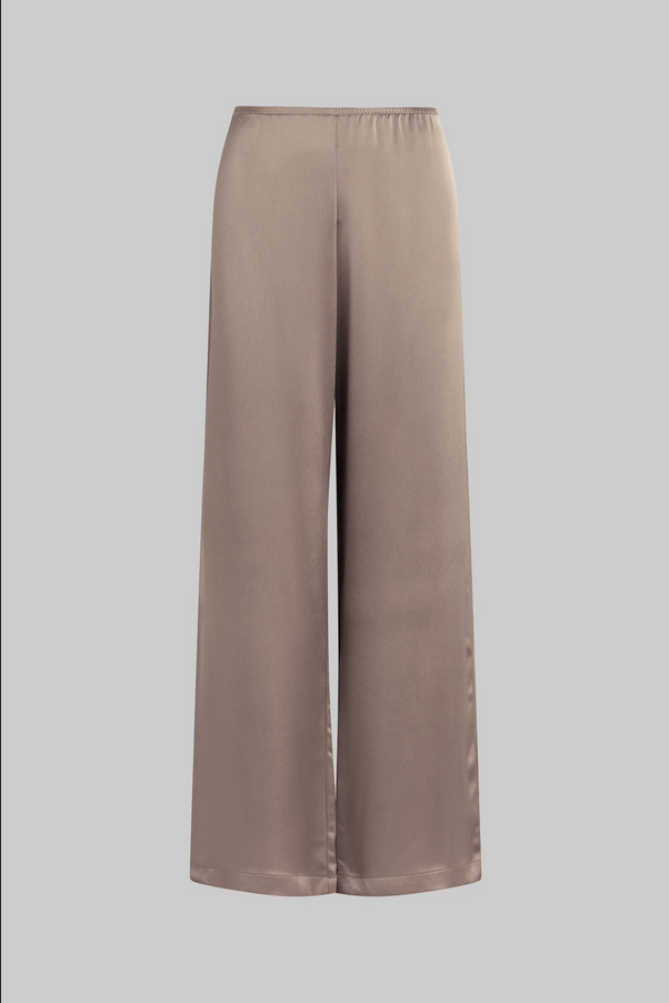 LESET Barb Wide Leg Pant - Taupe