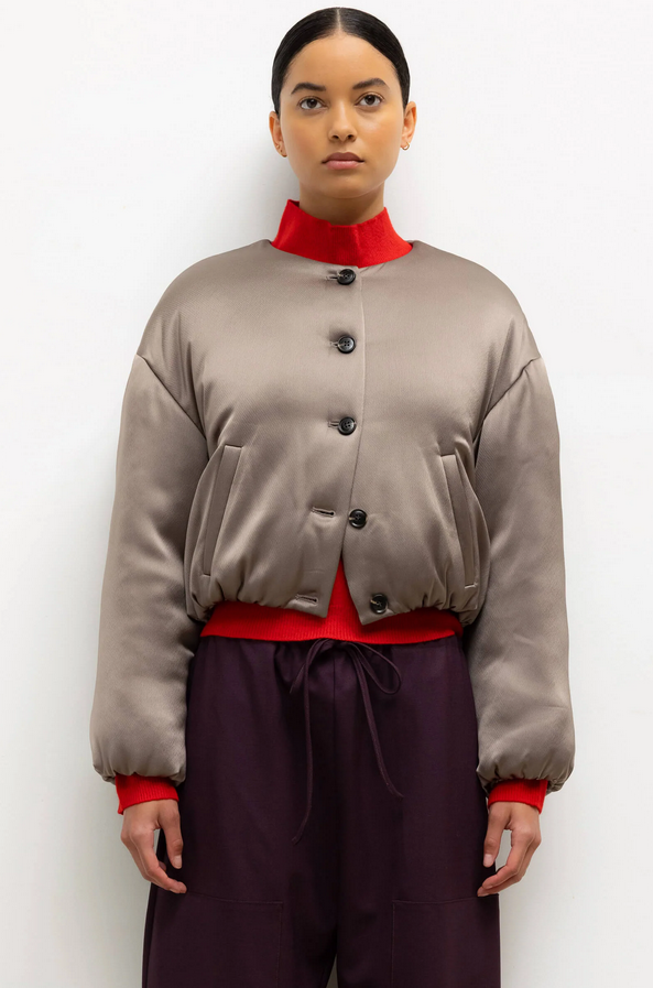 LESET Barb Bomber -  Taupe