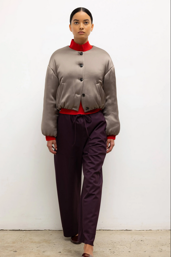 LESET Barb Bomber -  Taupe