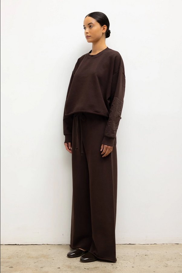 LESET Jamie Patch Crew -  Chocolate