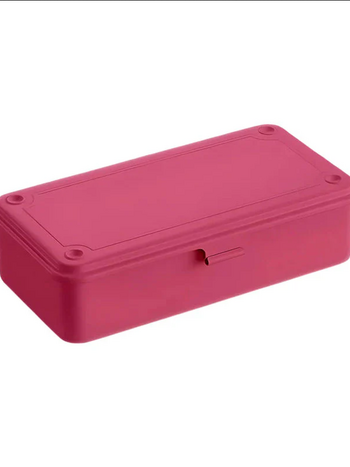 TOYO Steel Stackable Storage Box T-190 - Shocking Pink