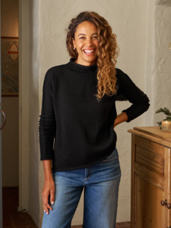 FRANK & EILEEN Monterey Sweater - Black