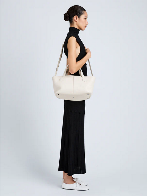 PROENZA SCHOULER East West Chelsea Tote - Pebbled Soft White