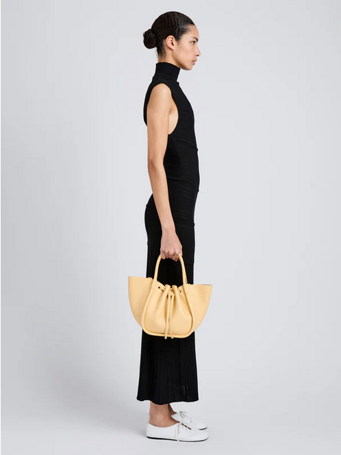 PROENZA SCHOULER Small Ruched Tote - Pebbled Birch