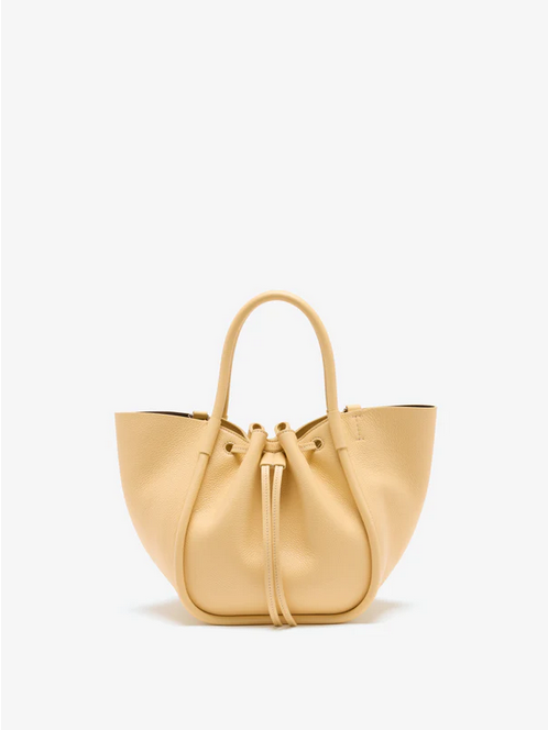 PROENZA SCHOULER Small Ruched Tote - Pebbled Birch