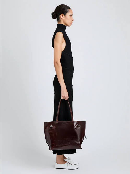 PROENZA SCHOULER Days Tote - Pull up Calf Dark Brown
