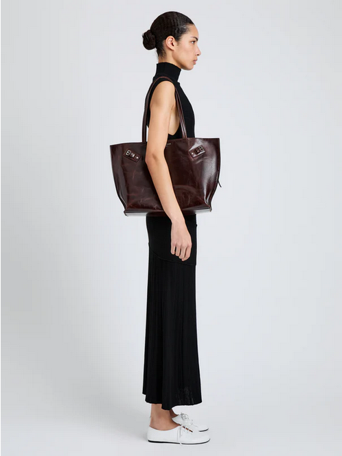 PROENZA SCHOULER Days Tote - Pull up Calf Dark Brown