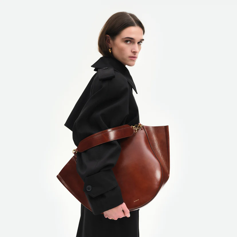 WANDLER Hortensia Tote - Palissander Glaze