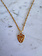 SENNOD Diamond Queen Bee Shield Necklace