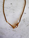 SENNOD Gold Hematite with Diamond Clasp 16"Necklace