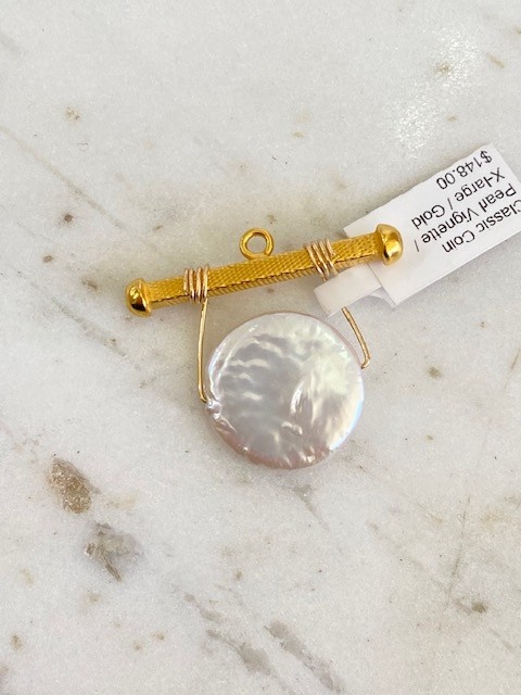 SENNOD Extra Large Jumbo Classic Pearl Vignette