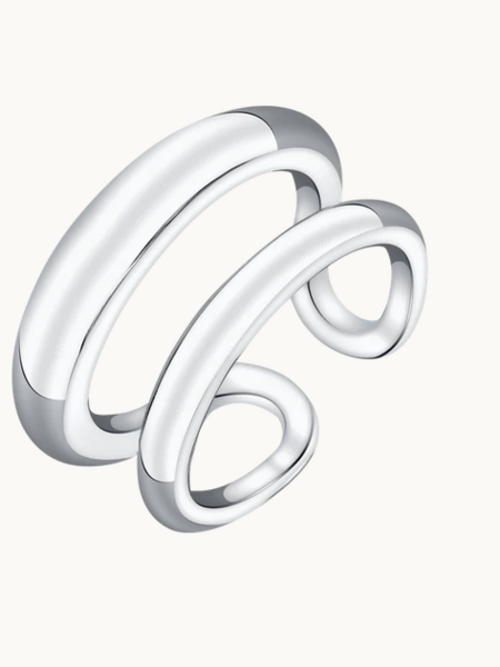 GABRIELA ARTIGAS Sterling Grande Twin Tusk Ring